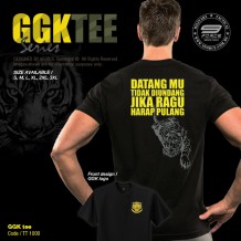 GGK Series Military Tee, Full Cotton, Gerakhas, Komando - TT1000